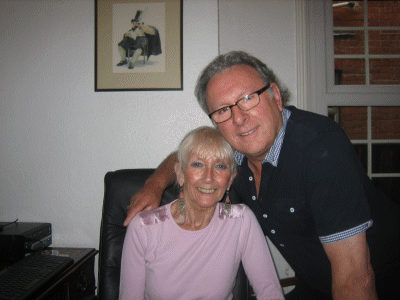 Pete with Astrid of Radio Basingstoke